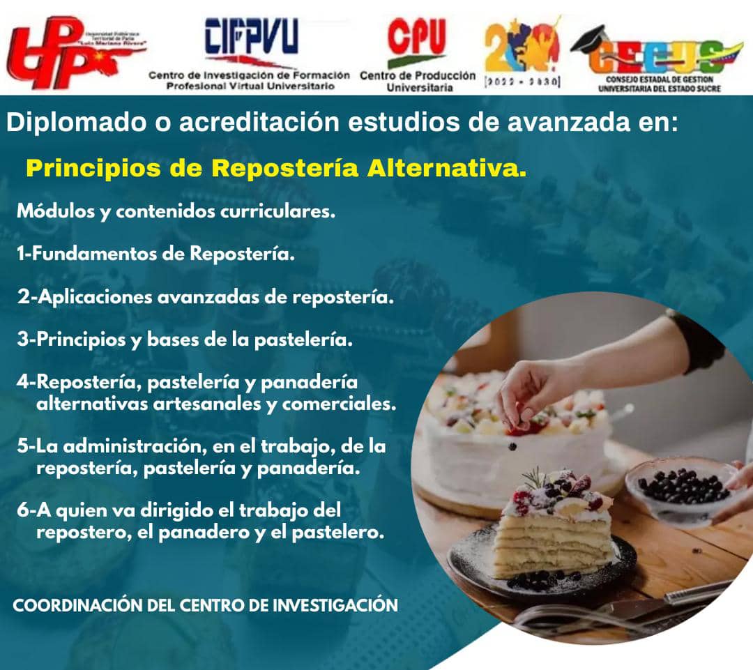 Principios de repostería alternativa